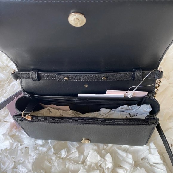 Kate Spade (NWT) Small Cameron Black Crossbody Bag - Picture 5 of 10
